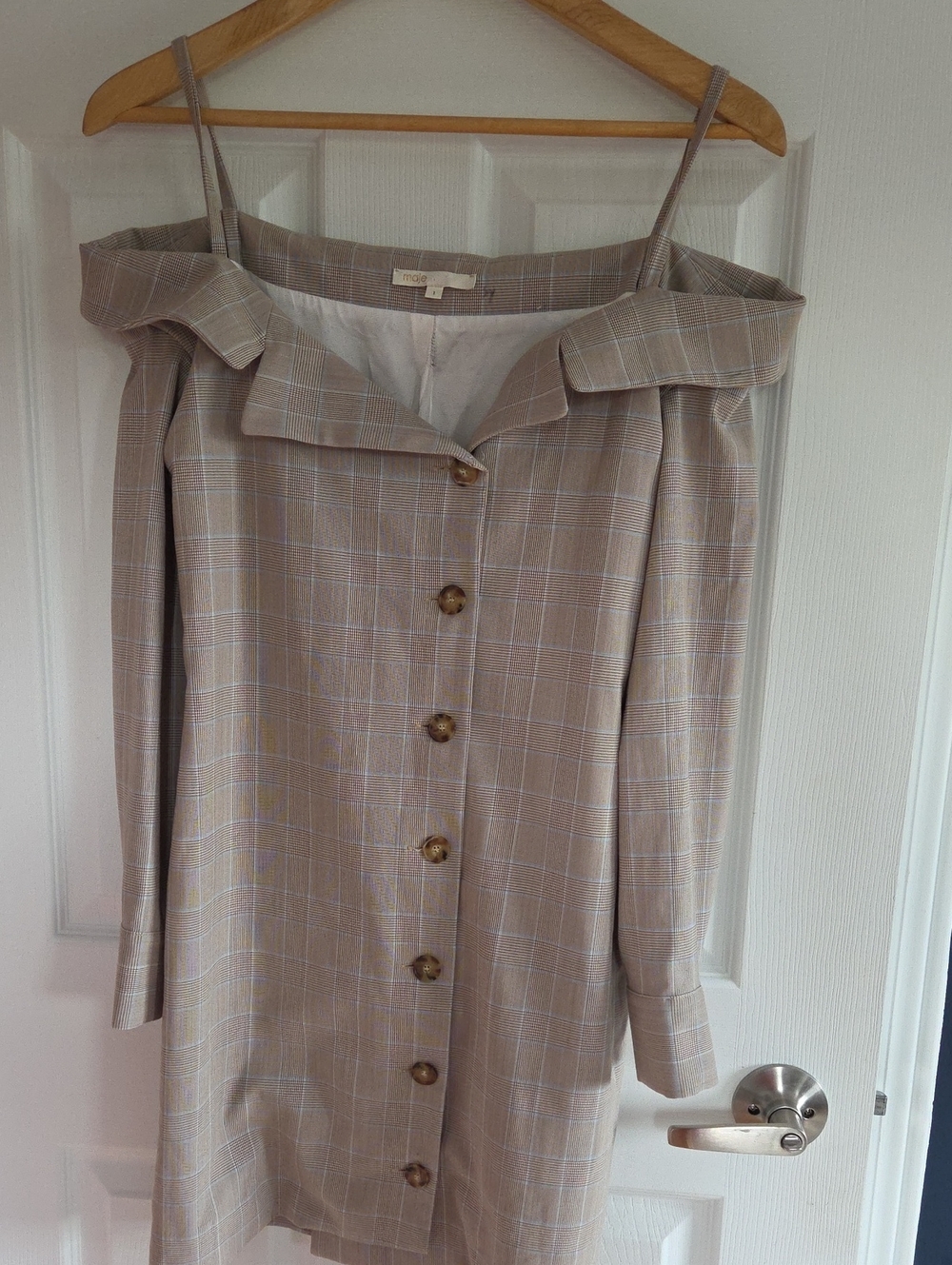 Maje Sz 34 Trompe-l'œil shirt dress